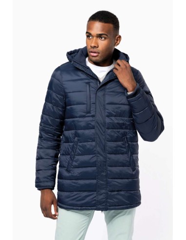 K-KA6128-MEN'S LIGHTWEIGHT HOODED PADDED PARKA